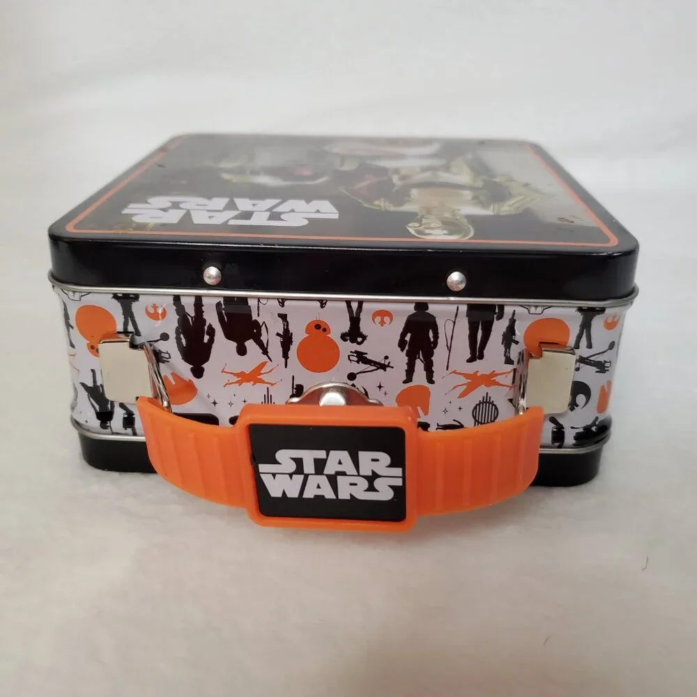 Star Wars BB-8 C-3PO R2-D2 Kids Pencil Box Crayon Box School Supplies Storage
